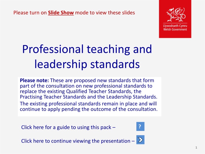 Proposed New Professional Teaching and Leadership Standards Consultation