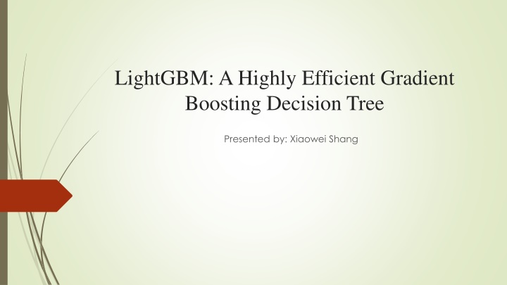 Efficient Gradient Boosting with LightGBM