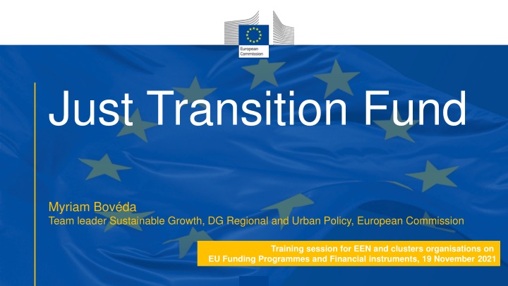 EU Just Transition Fund: Supporting Sustainable Growth and Climate Action