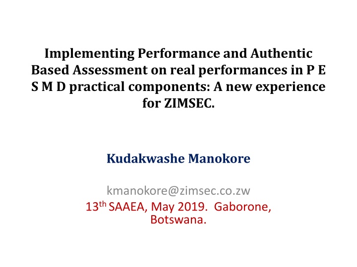 Enhancing Assessment in Physical Education through Performance-Based Methods