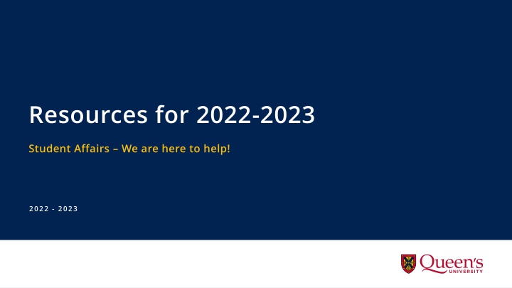 Support Services for Student Well-being at Queen's University
