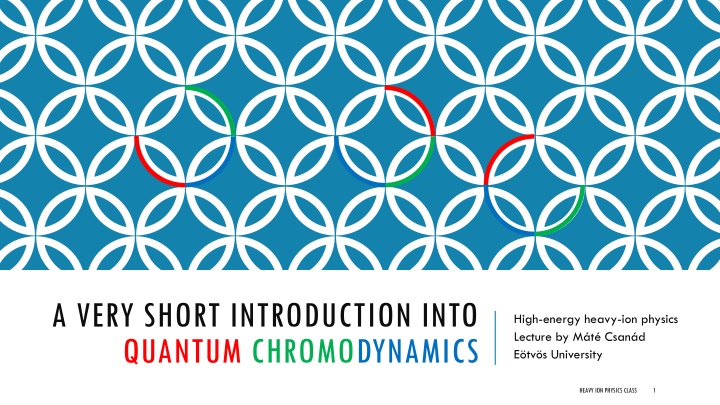 Introduction to Quantum Chromodynamics & Field Theories in High-Energy Physics