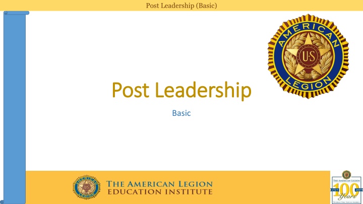Leadership in The American Legion
