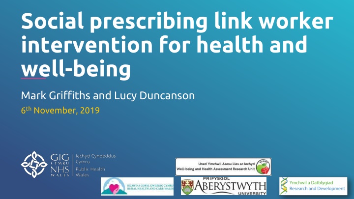 The Impact of Social Prescribing on Health and Well-being