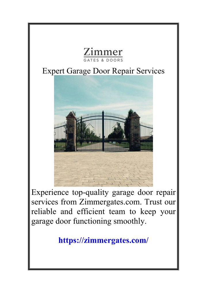 expert garage door repair services n.w