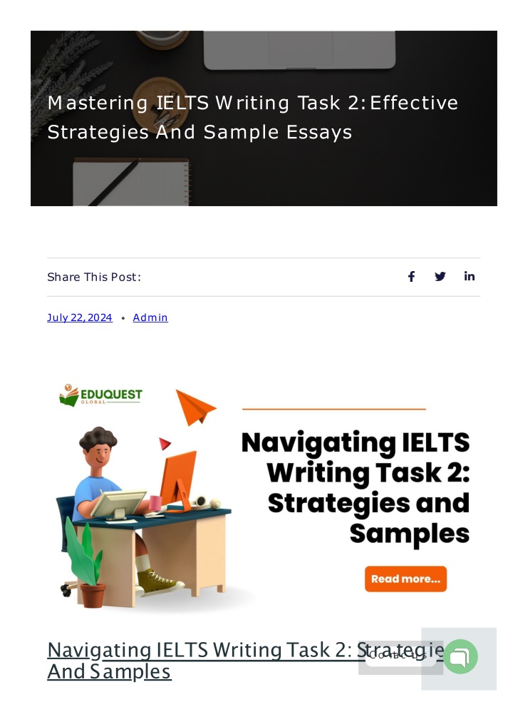 Mastering IELTS Writing Task 2