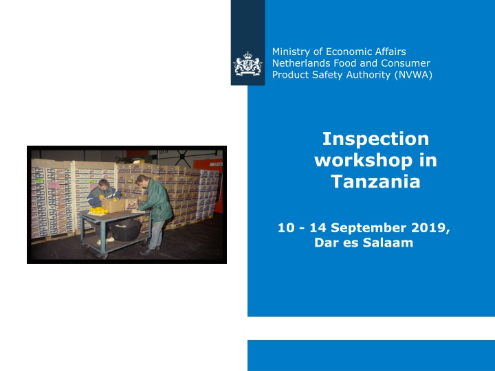 Workshop on Phytosanitary Inspection in Tanzania by the NVWA