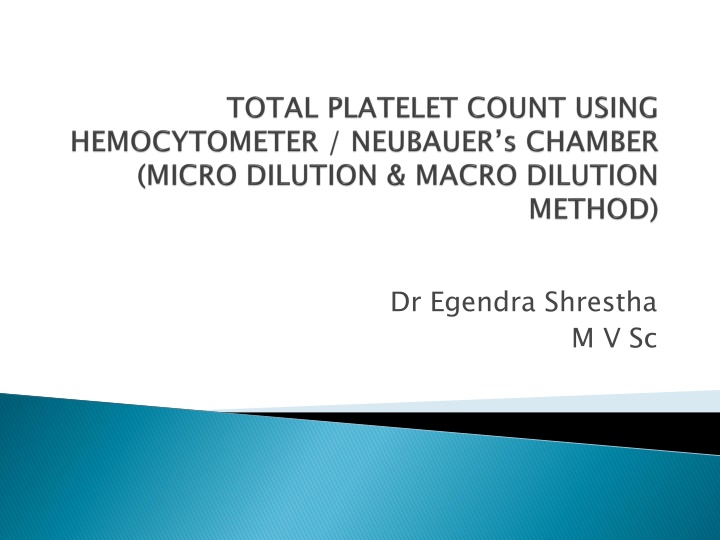 Platelet Count and its Importance in Blood Clotting