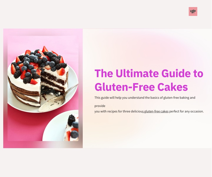 the ultimate guide to gluten free cakes this n.w