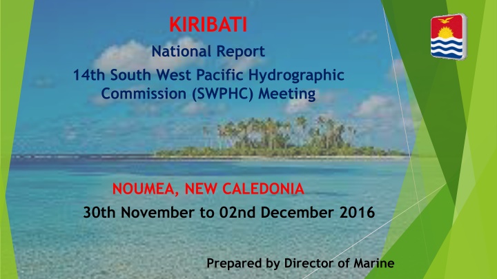 Kiribati National Report on Marine Division Activities