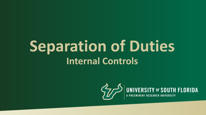 Internal Controls and Separation of Duties in Cash Management