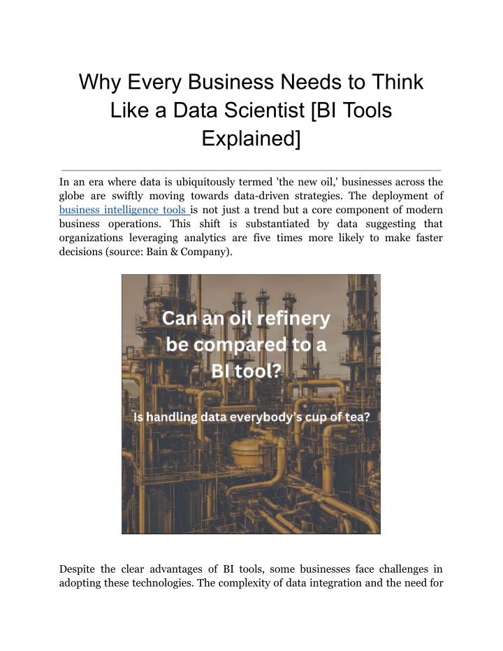why every business needs to think like a data n.w