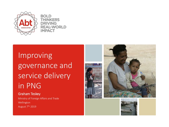 Enhancing Governance and Service Delivery: Insights from PNG Australia Governance Partnership