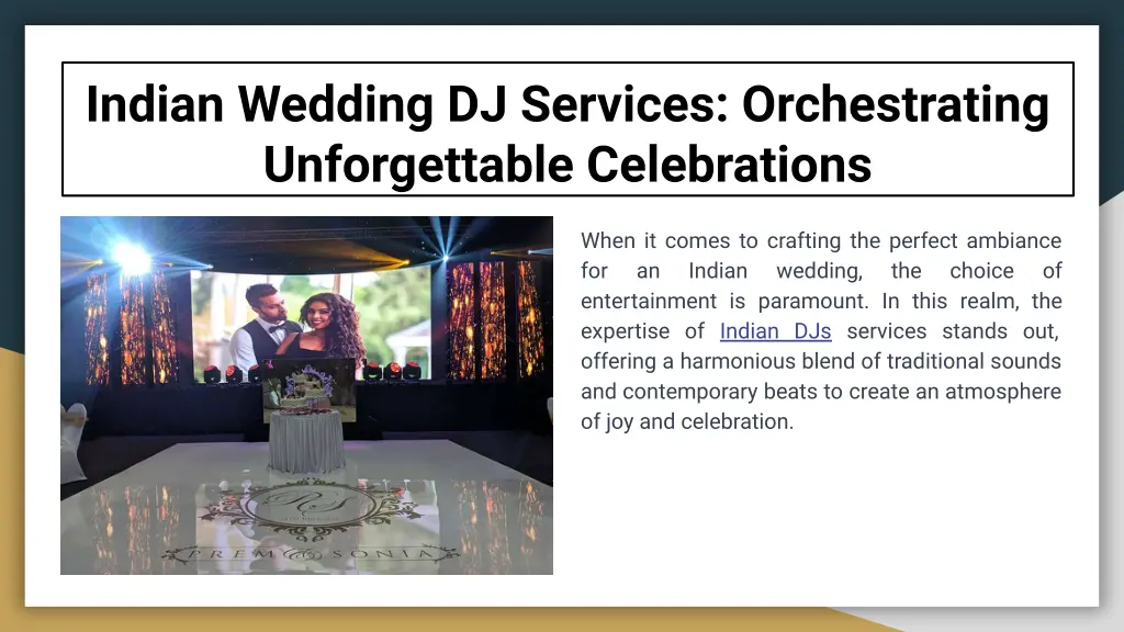 indian wedding dj services orchestrating n.