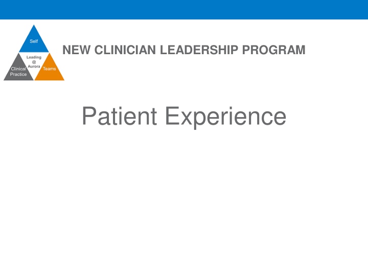 Enhancing Patient Experience in Healthcare Leadership