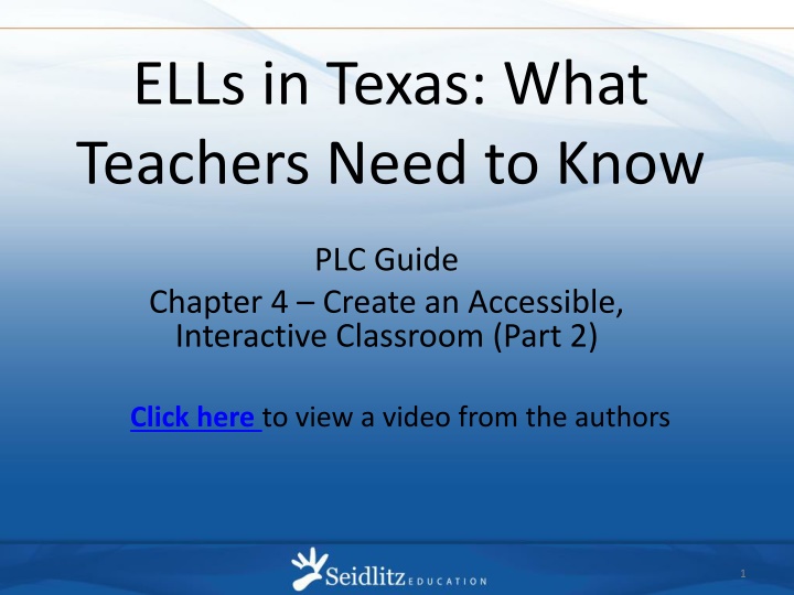 Promoting Interactive Learning for ELLs in Texas