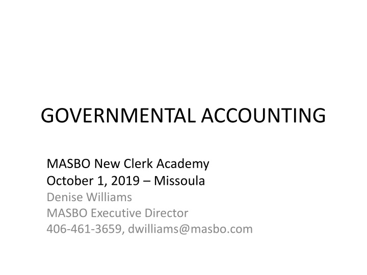 Fund Accounting Overview and Types of Funds in Governmental Accounting