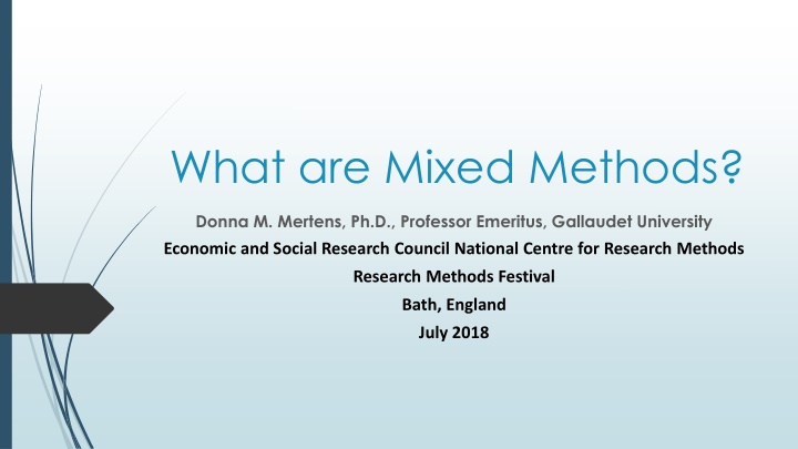 Mixed Methods Research