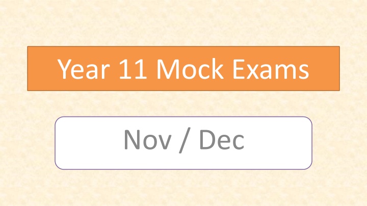 Tips for Year 11 English Literature Mock Exams