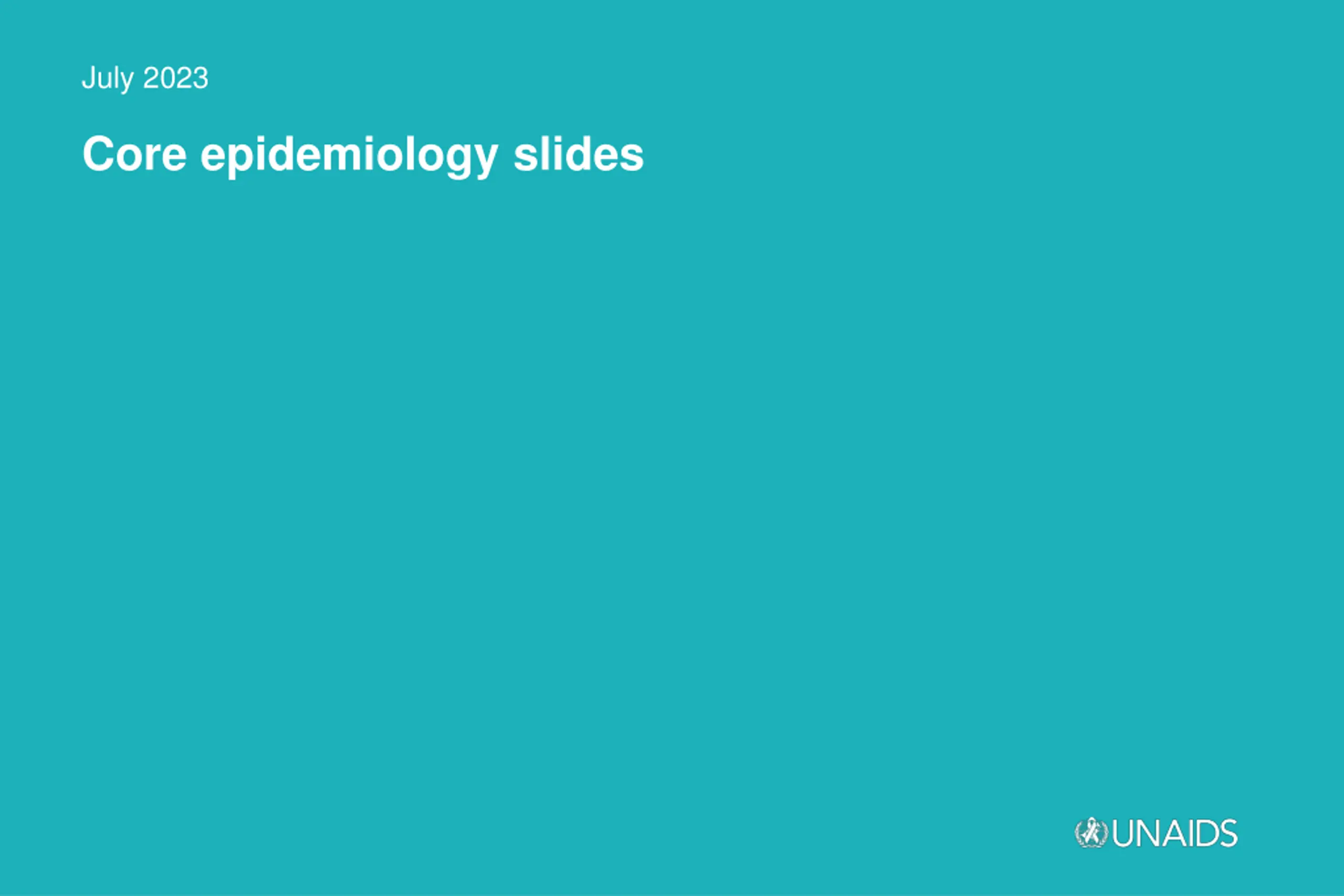 Core epidemiology slides