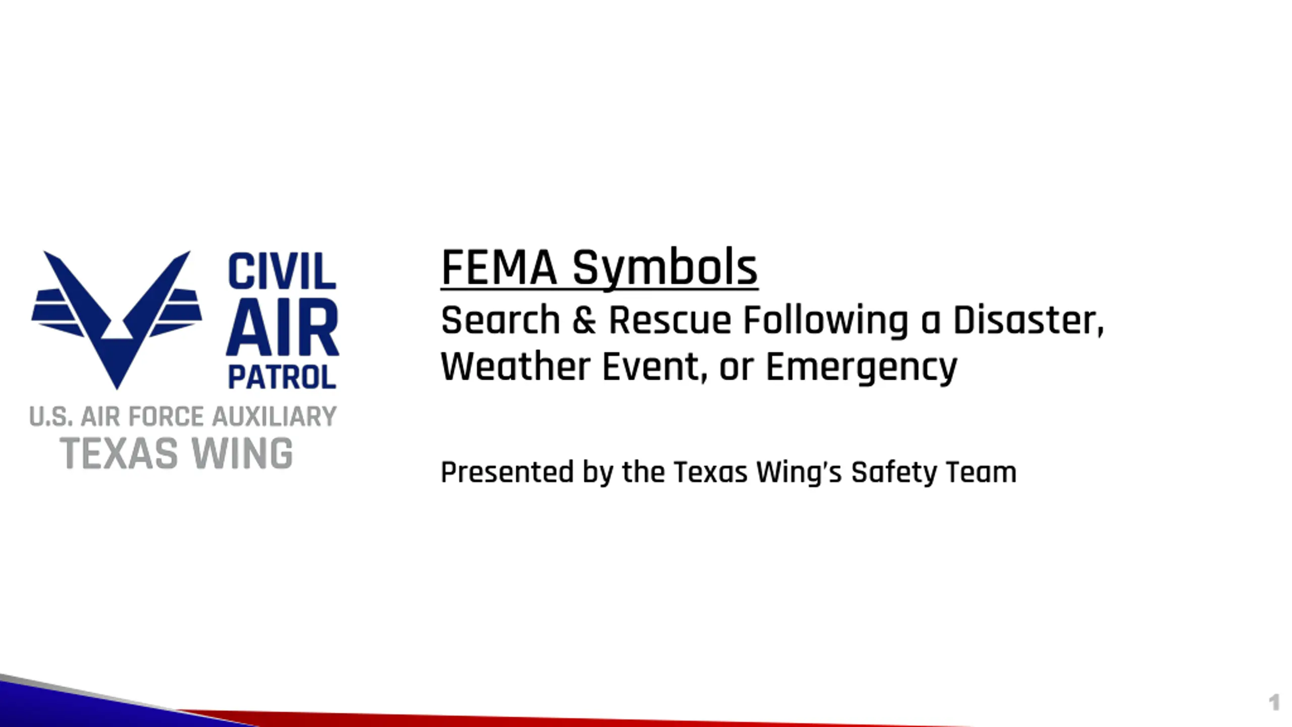 FEMA Search & Rescue Symbols Guide