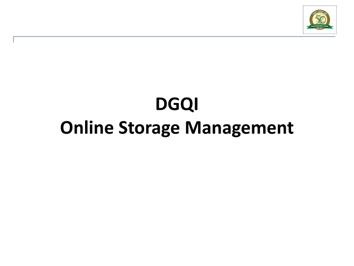 Automation of Storage Operations for Food Grains Management
