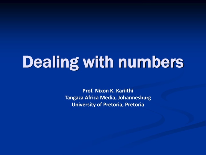 The Importance of Numeracy in Journalism