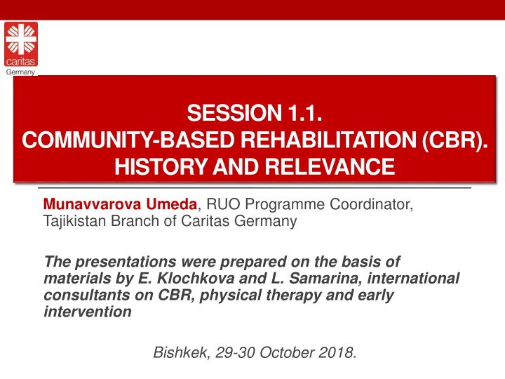 Community-Based Rehabilitation: Empowering Inclusive Development