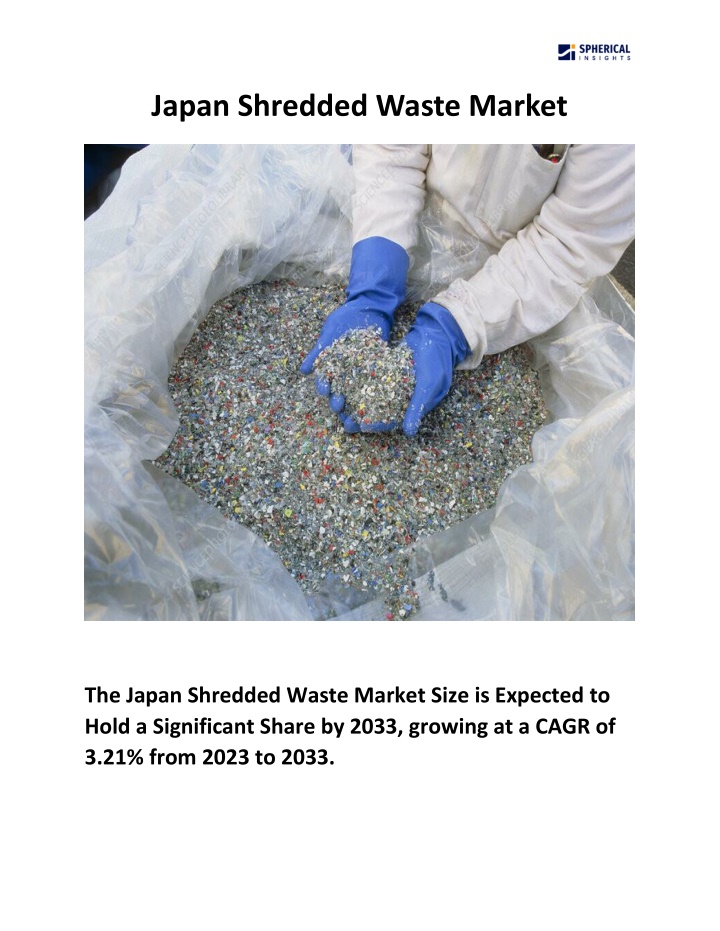 japan shredded waste market n.w
