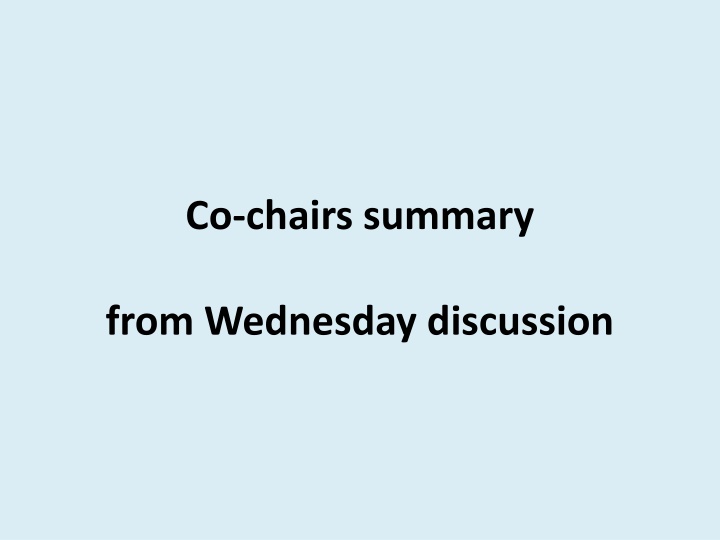 Insights from Landscape Approach Discussions