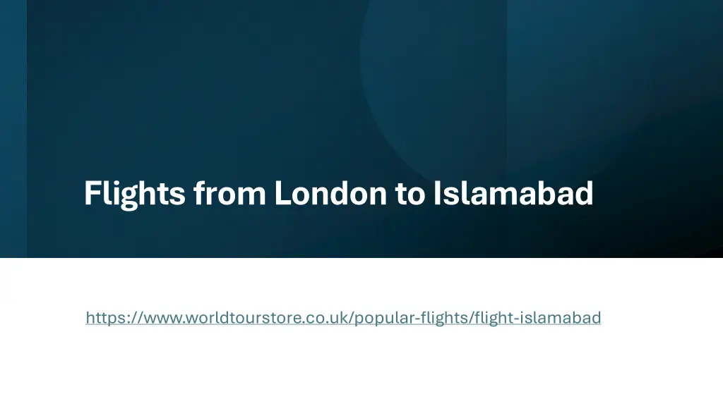 flights from london to islamabad n.