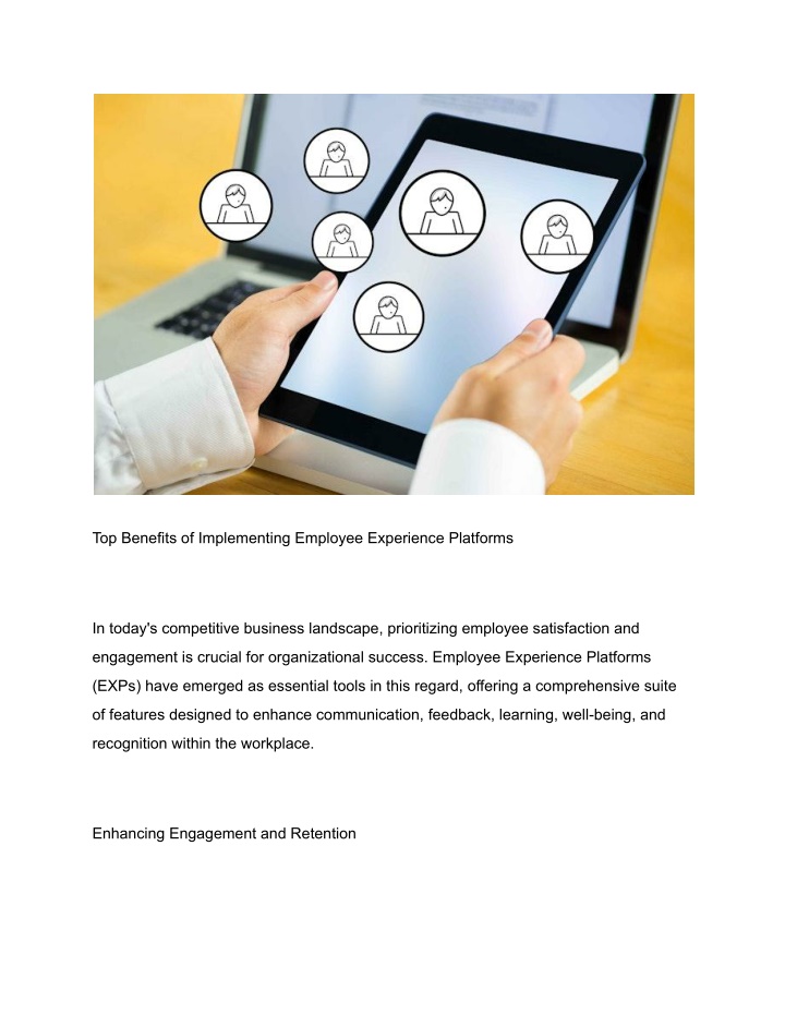 top benefits of implementing employee experience n.w