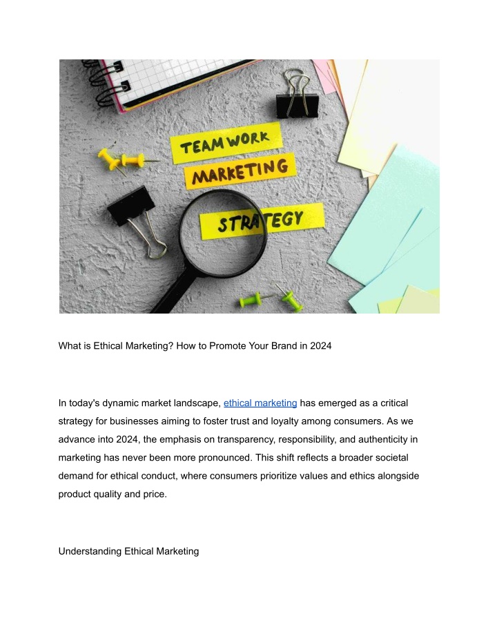 what is ethical marketing how to promote your n.w
