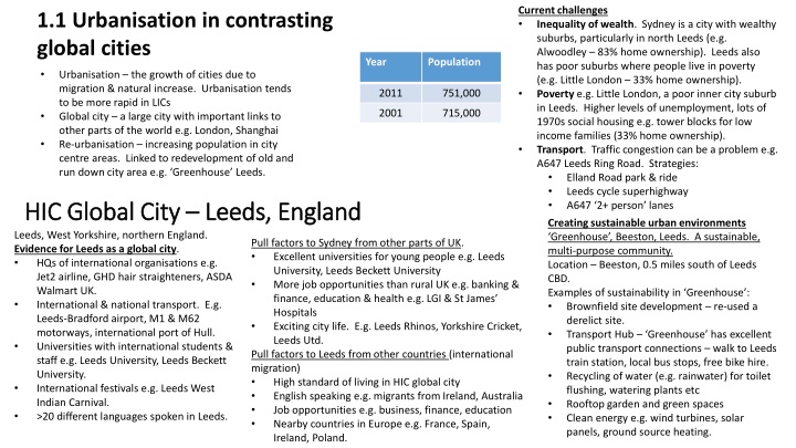 Contrasting Urban Challenges in Leeds and Mumbai