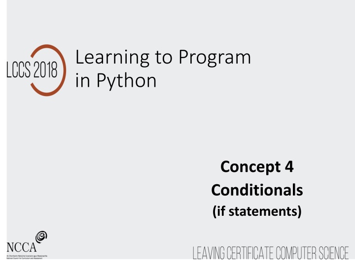Python Conditionals: If Statements and Relational Operators