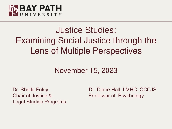 Social Justice Perspectives and Educational Practices