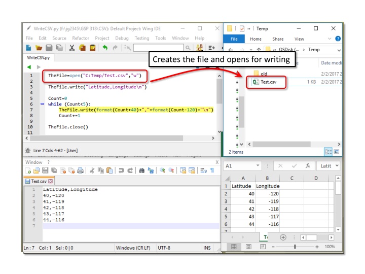 File Operations: Writing, Formatting, and Closing