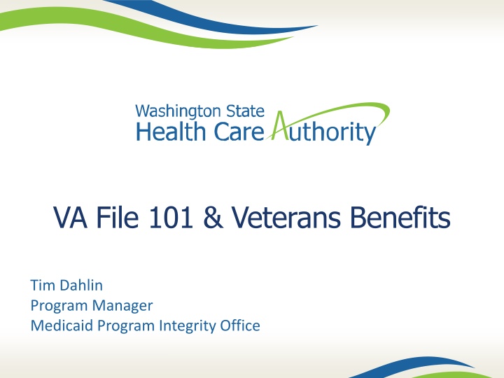 Overview of Veterans Benefits Administration Files and Programs
