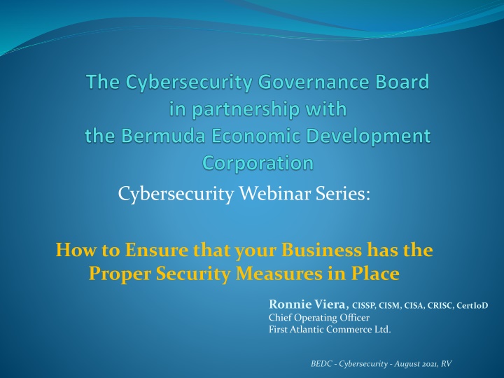 Ensuring Business Security: Cybersecurity Webinar Insights