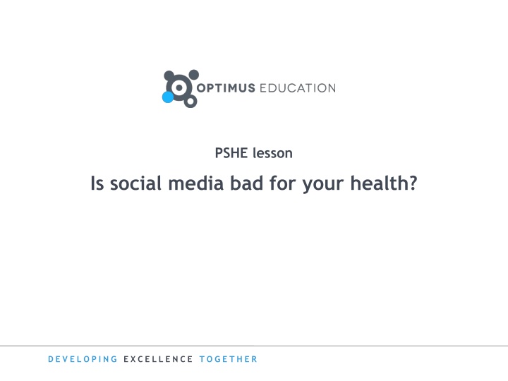 Impact of Social Media on Teenagers' Health
