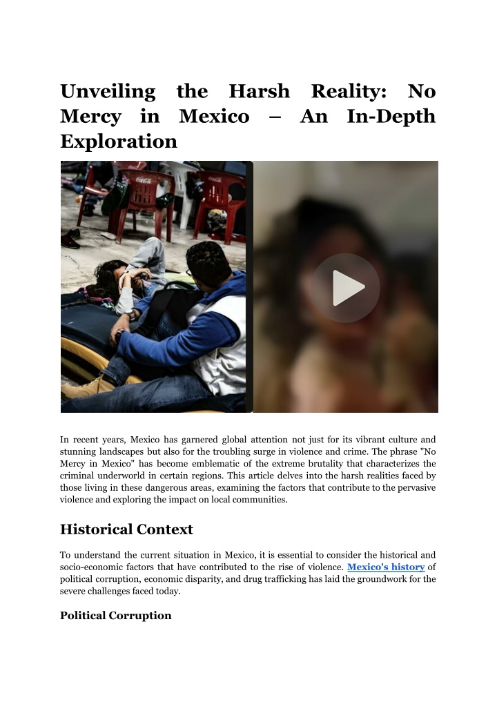 unveiling mercy exploration n.w