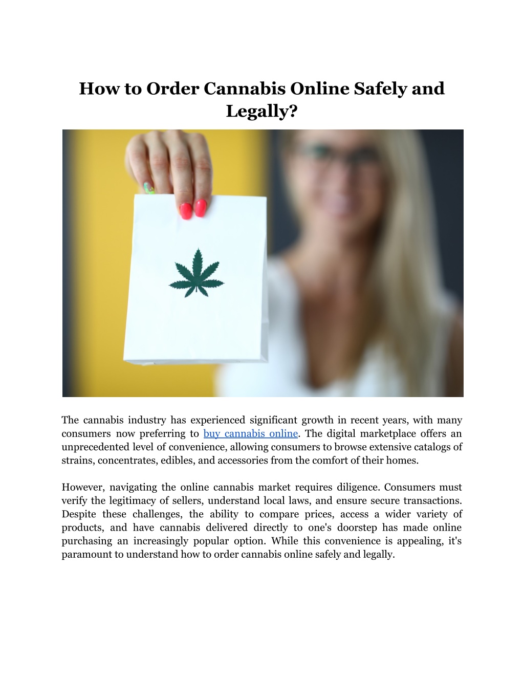 how to order cannabis online safely and legally l.w