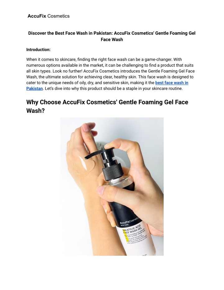 accufix cosmetics n.w