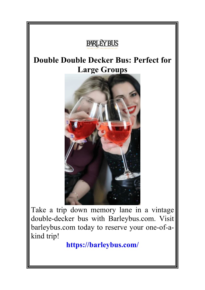 double double decker bus perfect for large groups n.w