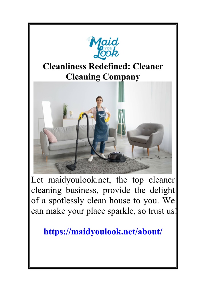 cleanliness redefined cleaner cleaning company n.w