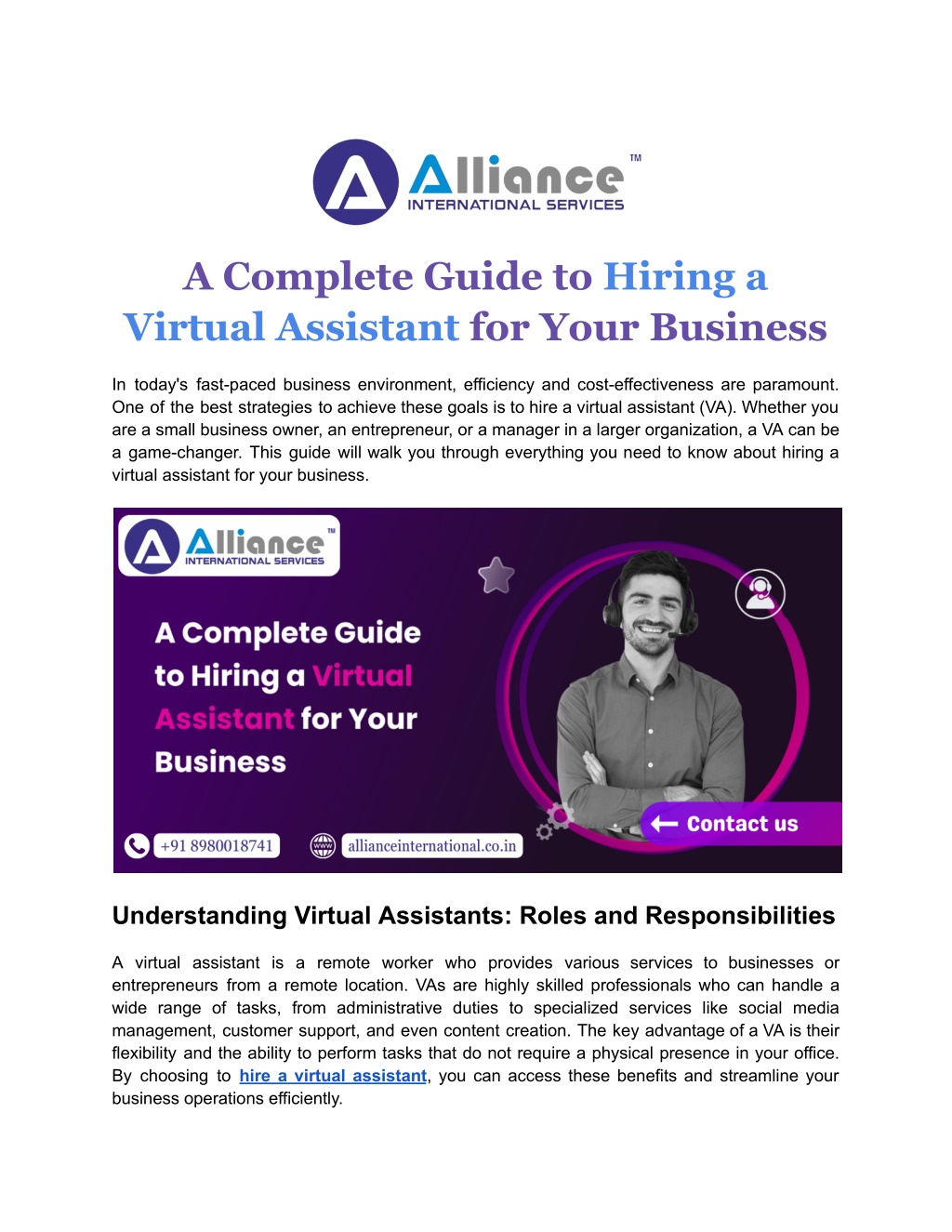 a complete guide to hiring a virtual assistant l.w