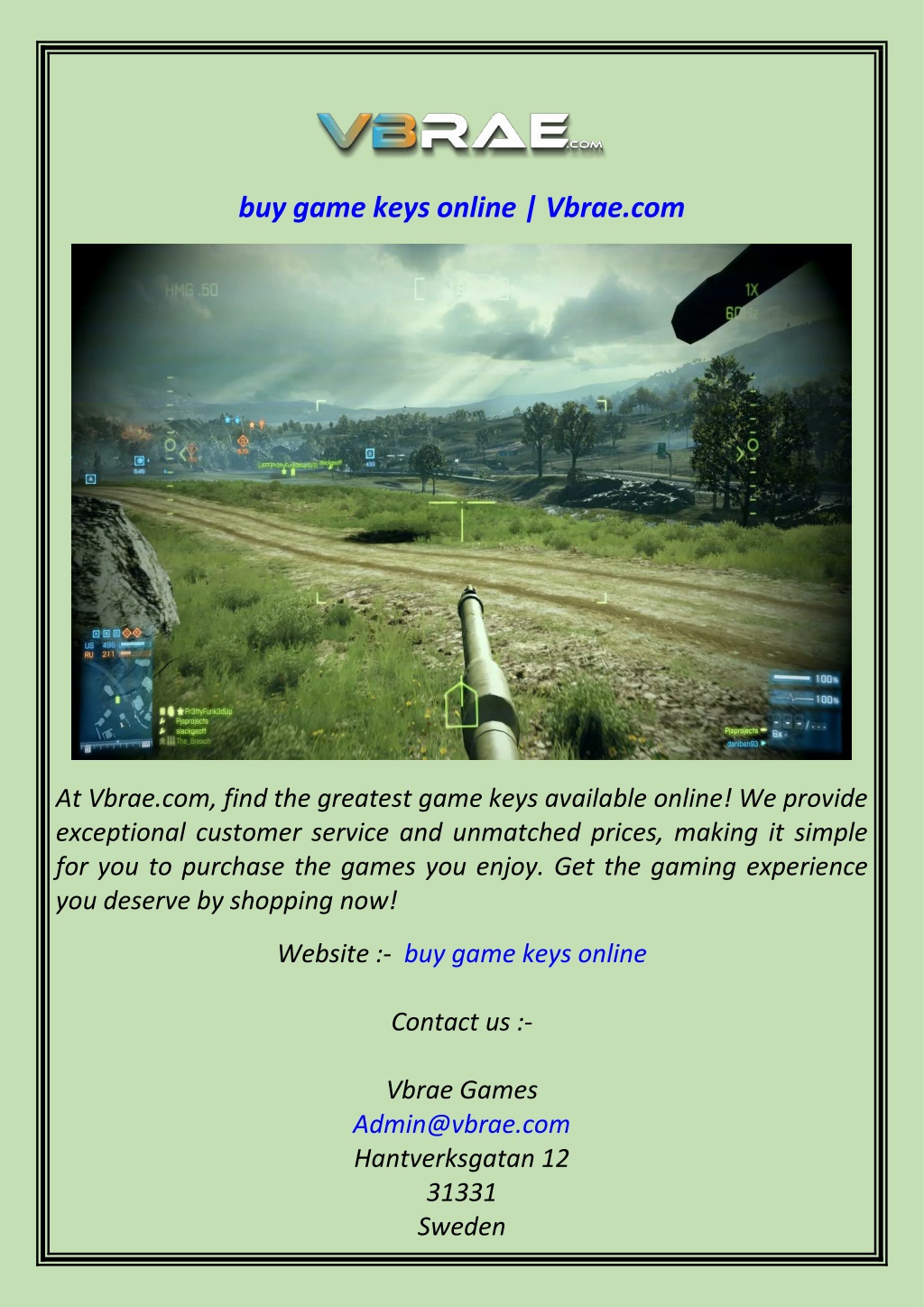 buy game keys online vbrae com l.w