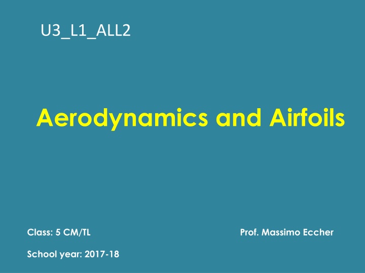 The Design of Airfoils and Wing Dihedral