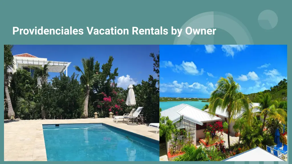 providenciales vacation rentals by owner n.