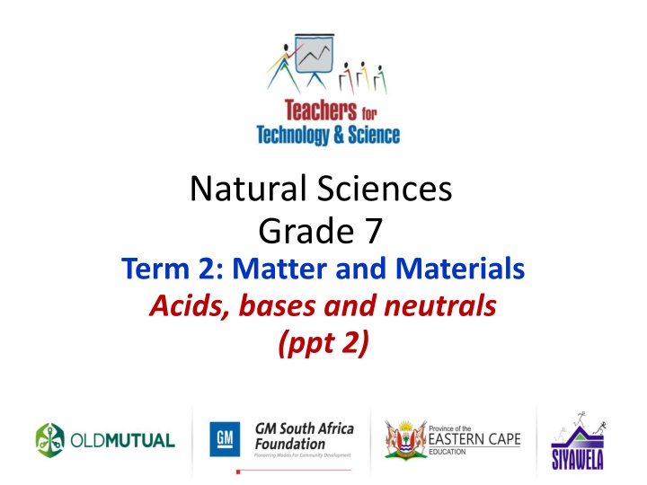 Acids, Bases, and Neutrals in Natural Sciences Grade 7
